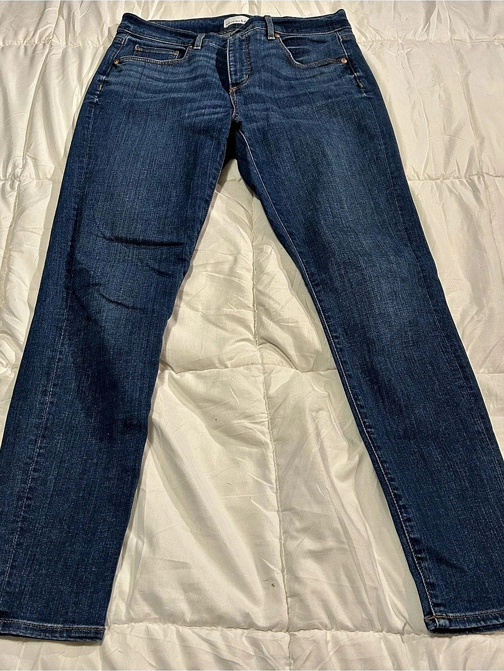 LOFT Slim Pockets Skinny Jeans Blue Waist 29